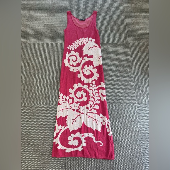 Peruvian Connection 100% Pima Cotton Knit Tank Maxi, size M - Picture 2 of 7